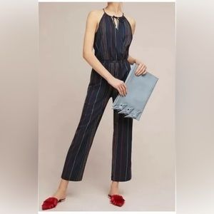 Anthropologie Dolan Pinstriped Jumpsuit